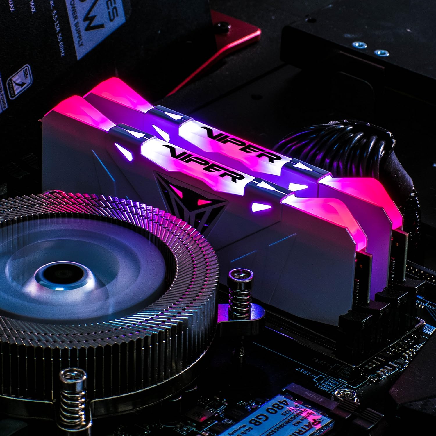 Patriot Viper RGB 16GB (2 x 8GB) DDR4 3200 MHz RAM Memory Kit - White