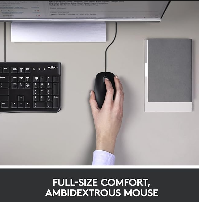 Logitech Wired Keyboard & Mouse MK120