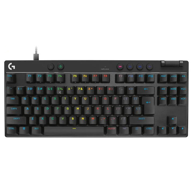 Logitech PRO X TKL RAPID Gaming Keyboard, US INT'L - LINEAR - Black