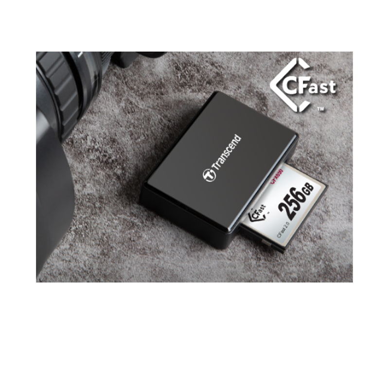 Transcend TS-RDF2 Cfast 2.0 USB 3.1 Card Reader - Black