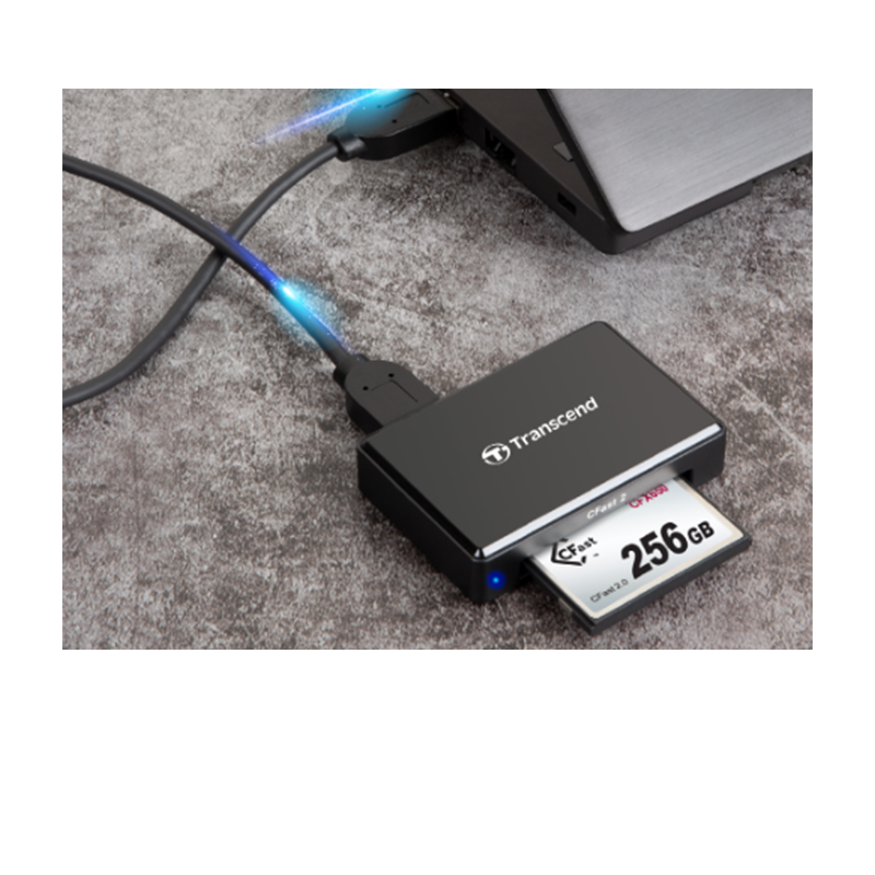 Transcend TS-RDF2 Cfast 2.0 USB 3.1 Card Reader - Black