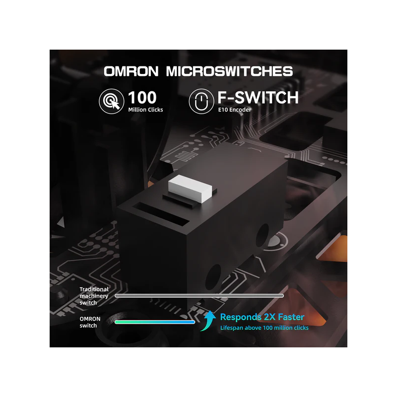 ATTACK SHARK R5 Ultra Carbon Fiber Tri-Mode Wireless (BT/2.4G Wireless/Wired) 8K PAW3950MAX Gaming Mouse