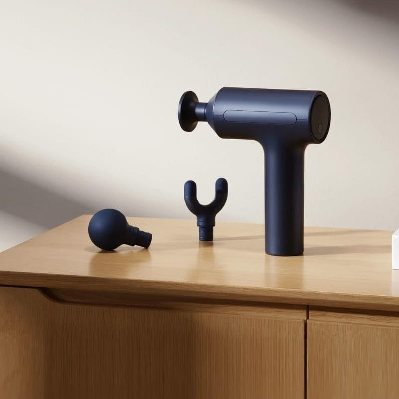 Xiaomi Mi Handheld Muscle Massage Gun 2 with 2 Massage Heads - Blue