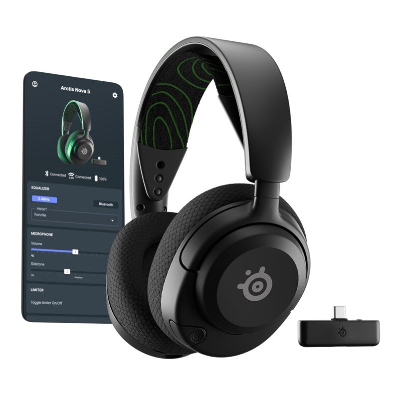 SteelSeries Arctis Nova 5X Wireless Gaming Headset for Xbox, PS4/PS5, PC, Mac, Switch, Mobile - Black