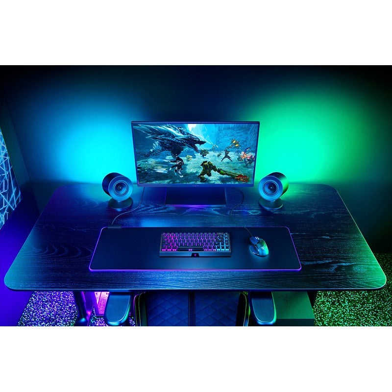 Razer Nommo V2 Full-Range 2.1 PC Gaming Speakers with Wired Subwoofer - Black