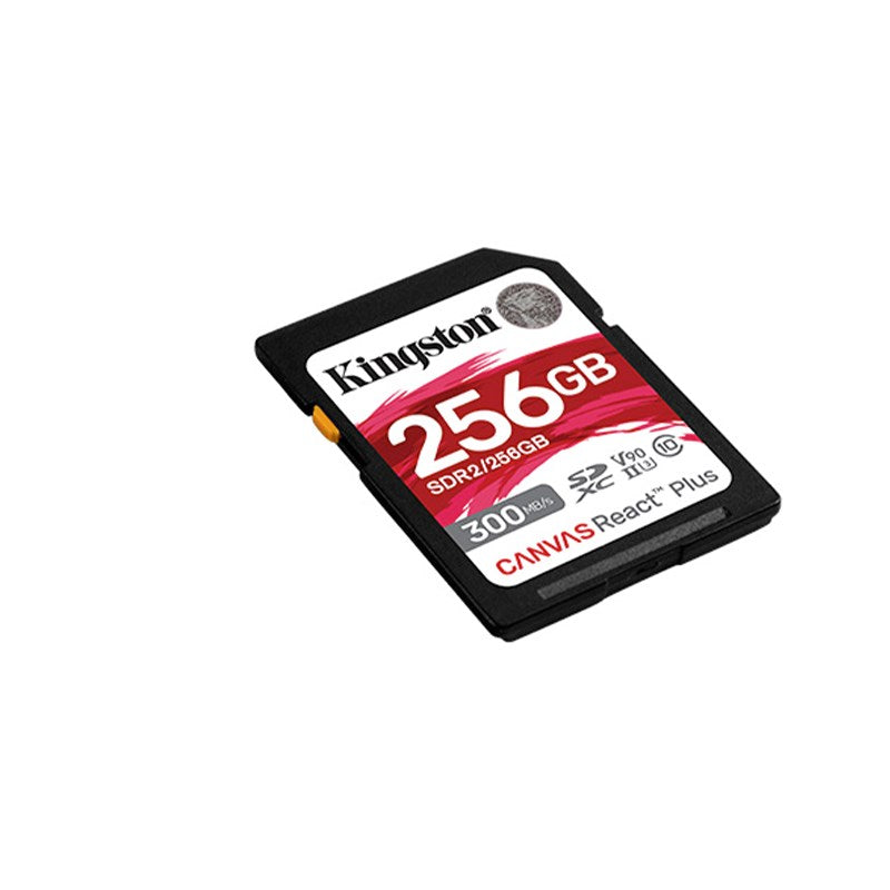 Kingston Canvas React Plus SDXC UHS-II 300R/260W U3 V90 for Full HD/4K/8K