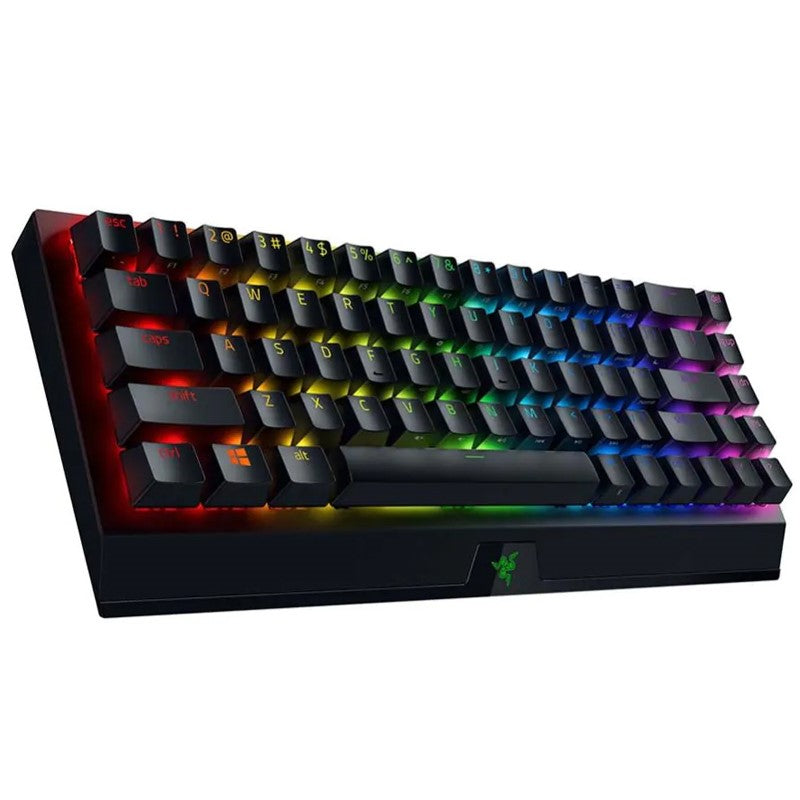 Razer BlackWidow V3 Mini HyperSpeed Wireless 65% Mechanical (Green Switches) RGB Gaming Keyboard, US Layput - Black