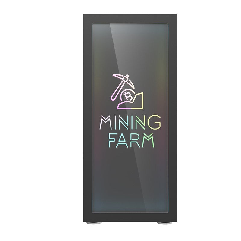 DarkFlash DK210 GRAFFITI ATX Mid Tower PC Gaming Case - Black