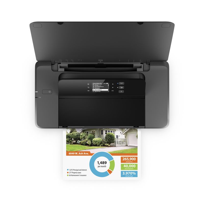 HP OfficeJet 202 Mobile Color Printer, Wireless,HP ePrint