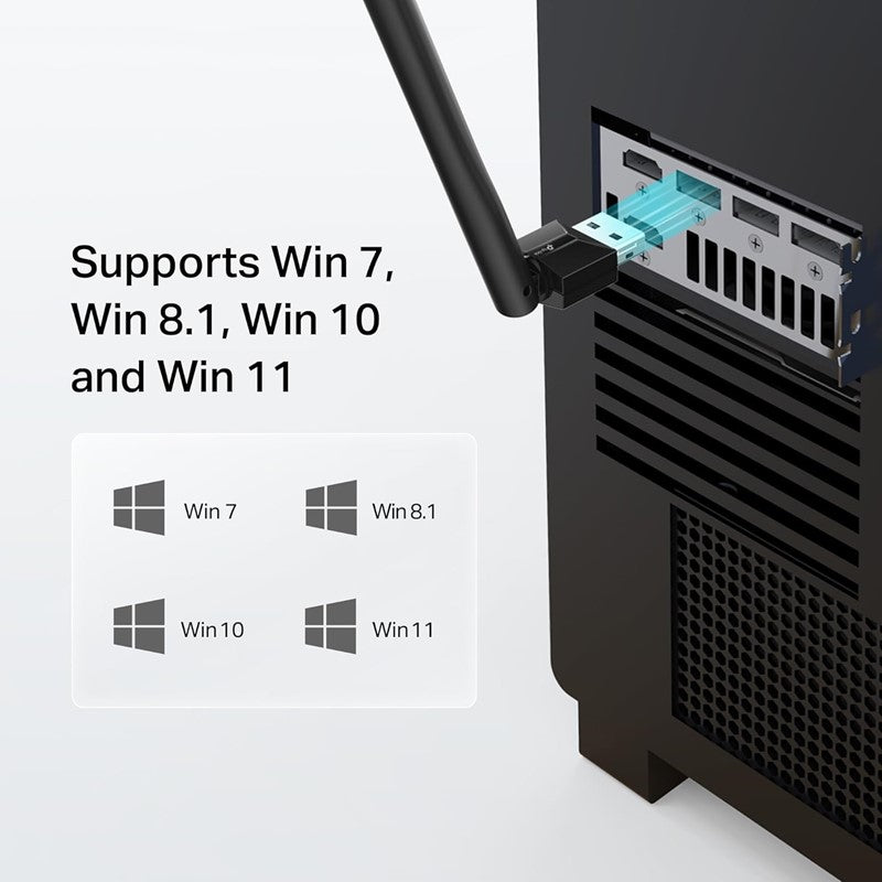 TP-Link USB Bluetooth Adapter for PC, Bluetooth 5.3 Long Range Receiver, Plug and Play, Adjustable Antenna