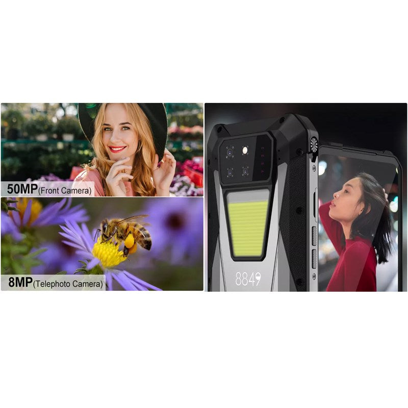 Unihertz 8849 TANK 3S 16 GB, 512 GB Memory, 15600 mAh Battery 5G Rugged Smartphone with Built-in Projector (Global Version)