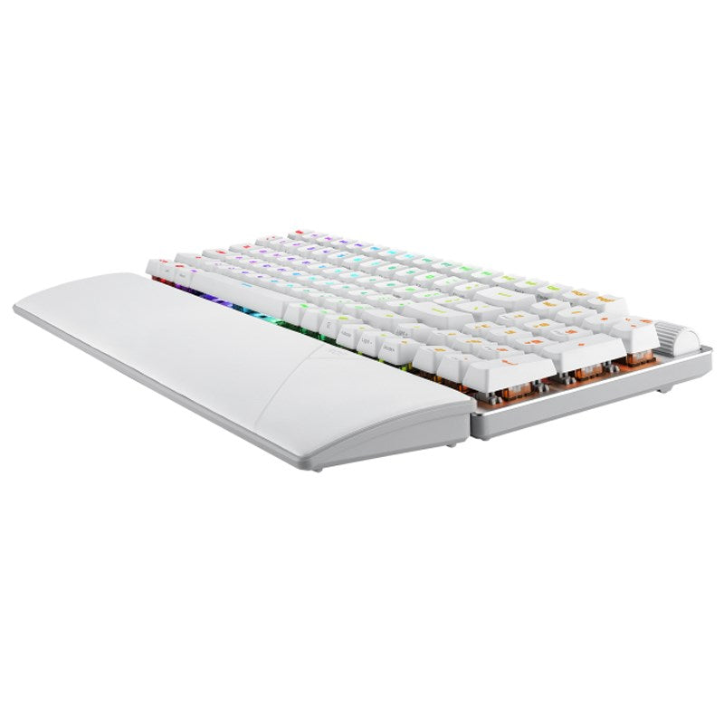 Asus ROG Strix Scope II 96 RX Wireless RGB Optical Mechanical Gaming Keyboard (ROG RX Blue Switch) (Arabic Layout) - White