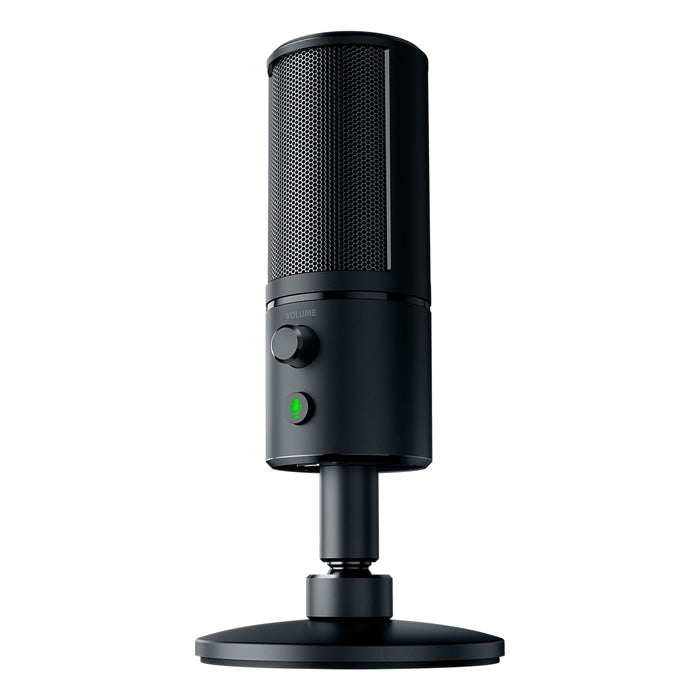 Razer Seiren Emote Streaming and Gaming Condenser Mic with Emoticon Display - Black