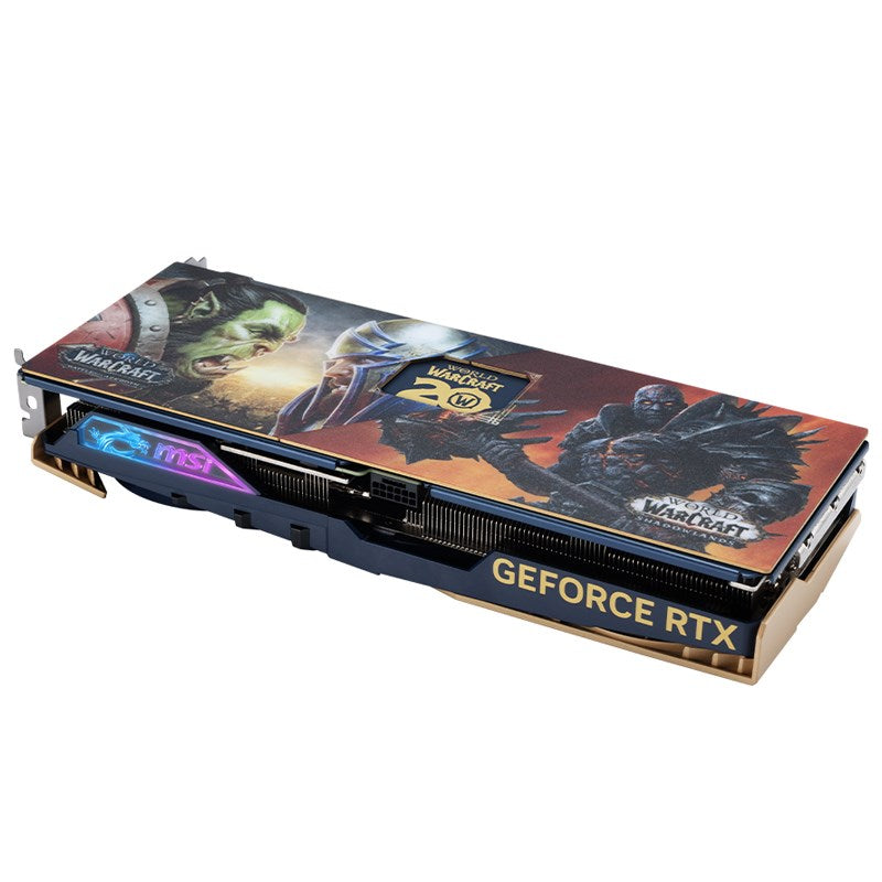 MSI GeForce RTX 4070 SUPER 12GB GAMING SLIM World of Warcraft EDITION GDDR6X Gaming Graphics Card