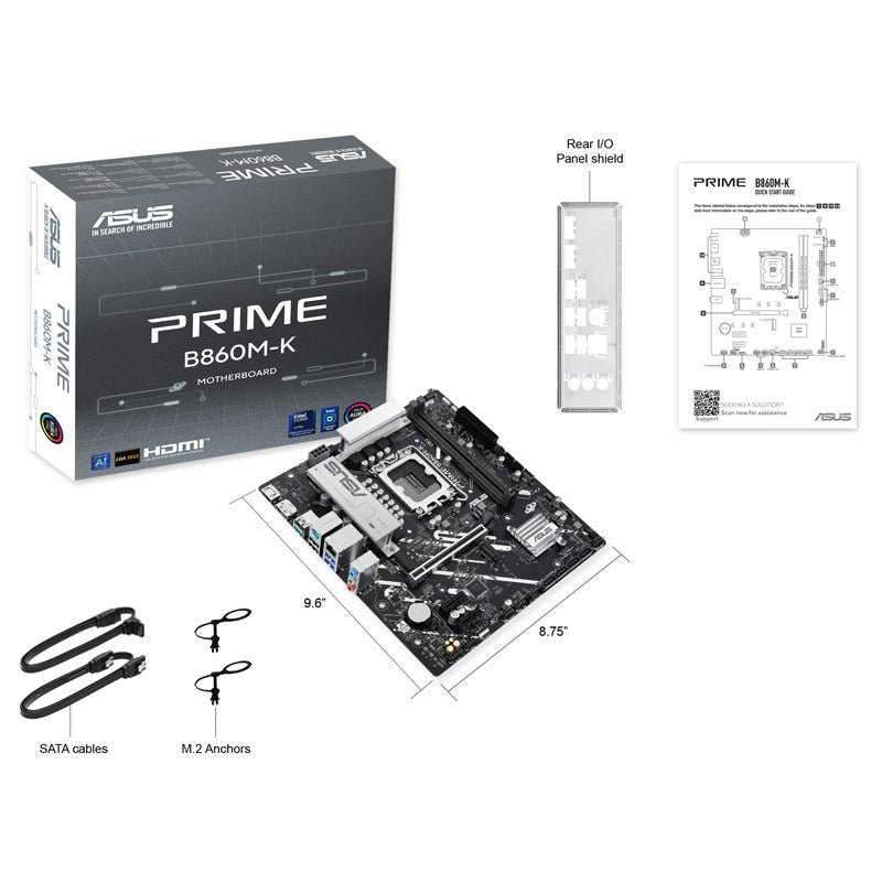 Asus PRIME B860M-K DDR5 M-ATX Gaming Motherboard