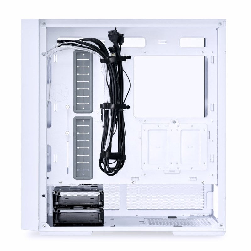 LIAN LI LANCOOL 206 ATX Mid Tower Gaming PC Case (2 ARGB Fans Included) - White