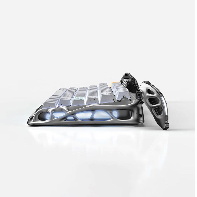 GravaStar Mercury K1 Pro 75% Wireless Mechanical Gaming Keyboard - Concrete Grey