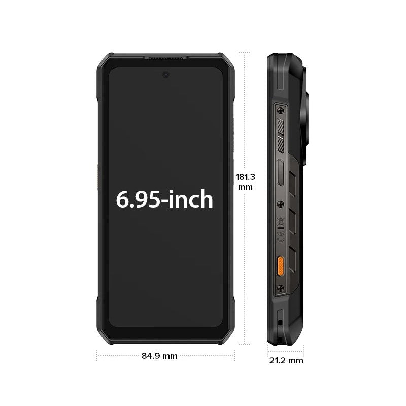 Ulefone Armor 30 Pro 5G 512 GB, 32 GB (16 GB + 16 GB) RAM 12800 mAh Massive Battery with World's First Truly Dual-Screen Rugged Phone