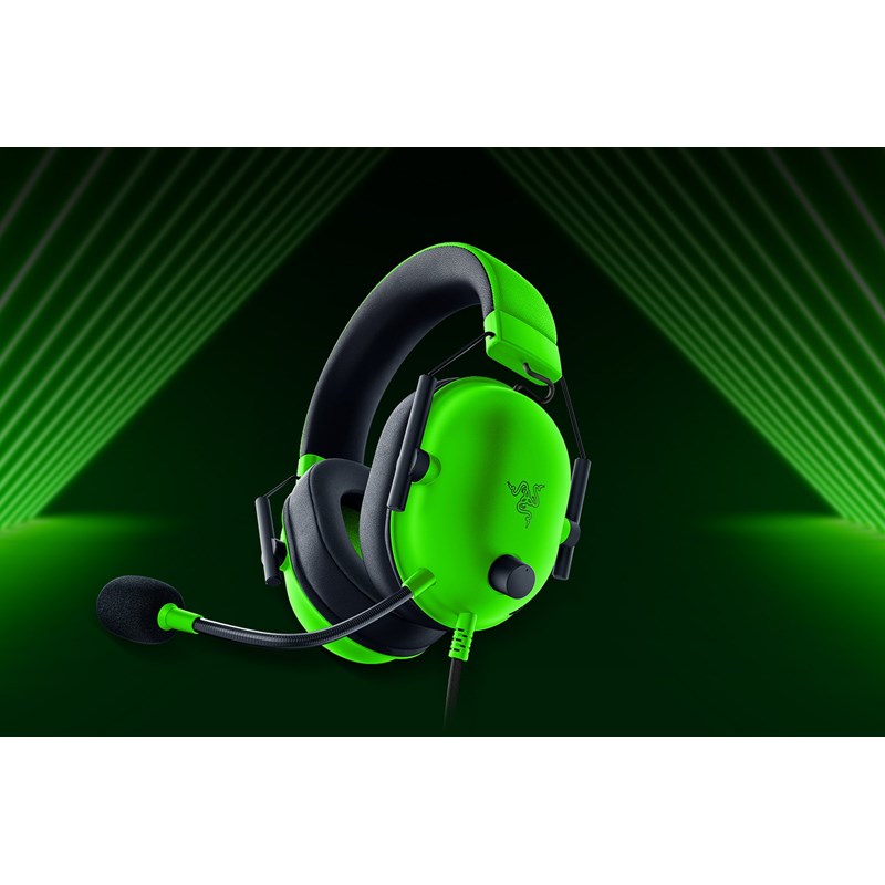 Razer BlackShark V2 X Multi-Platform Wired Esports Gaming Headset for PC, PS4/PS5 and Mobile - Green