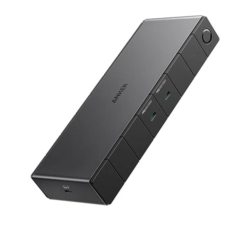 Anker 778 Thunderbolt Docking Station (12-in-1, Thunderbolt 4, 40 Gbps with Max 100 Watts Charging for Laptop, Single 8K, Quad 4K Display, Ethernet, 6 USB Ports, Grey