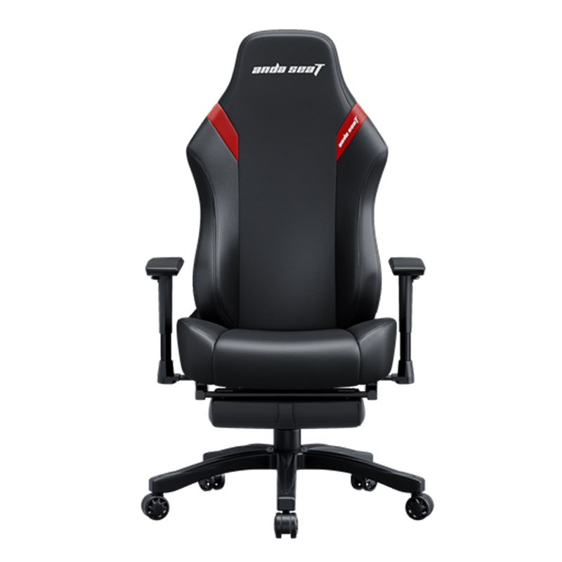 Andaseat Luna Pro with Footrest, Large Gaming Chair, PVC Leather