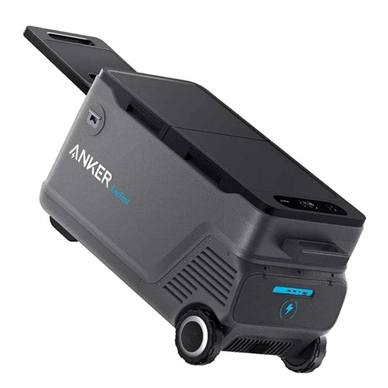 Anker EverFrost 50 Powered Cooler, 53L Portable Refrigerator for Car, Powered Cooler with 299Wh Battery, Powered by AC/DC or Solar