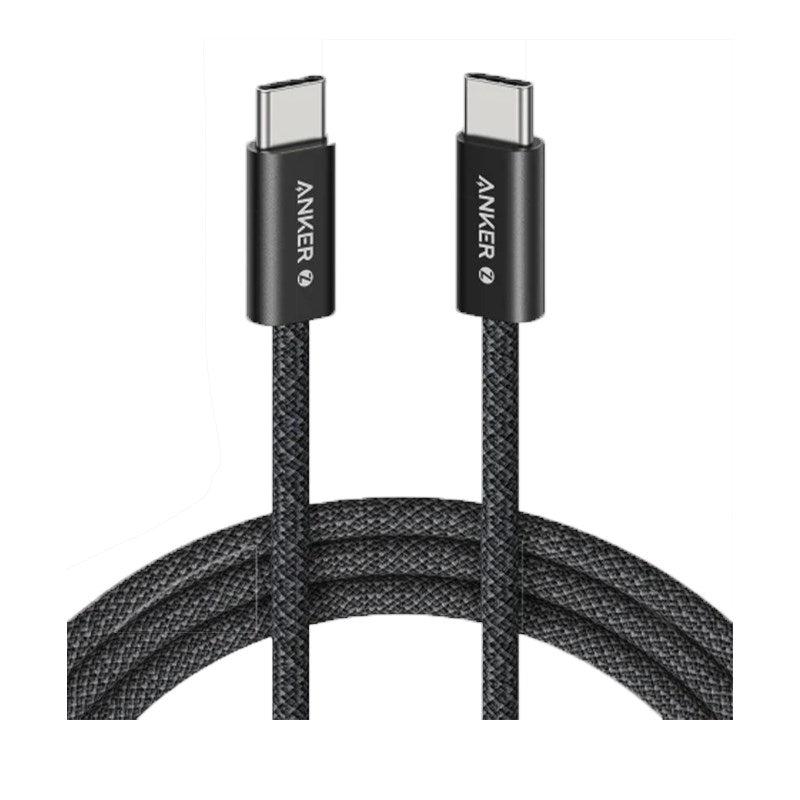 Anker Zolo USB-C to USB-C Cable 240 W Braided (1.8 M/6 ft) - Black