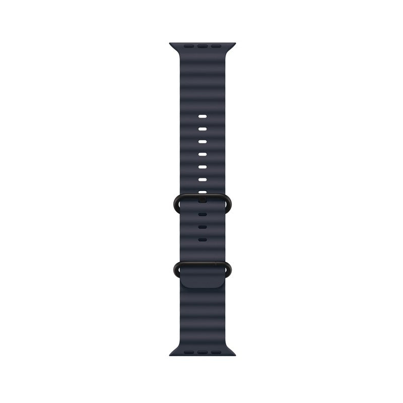 Apple 49mm Navy Ocean Band - Black Titanium Finish