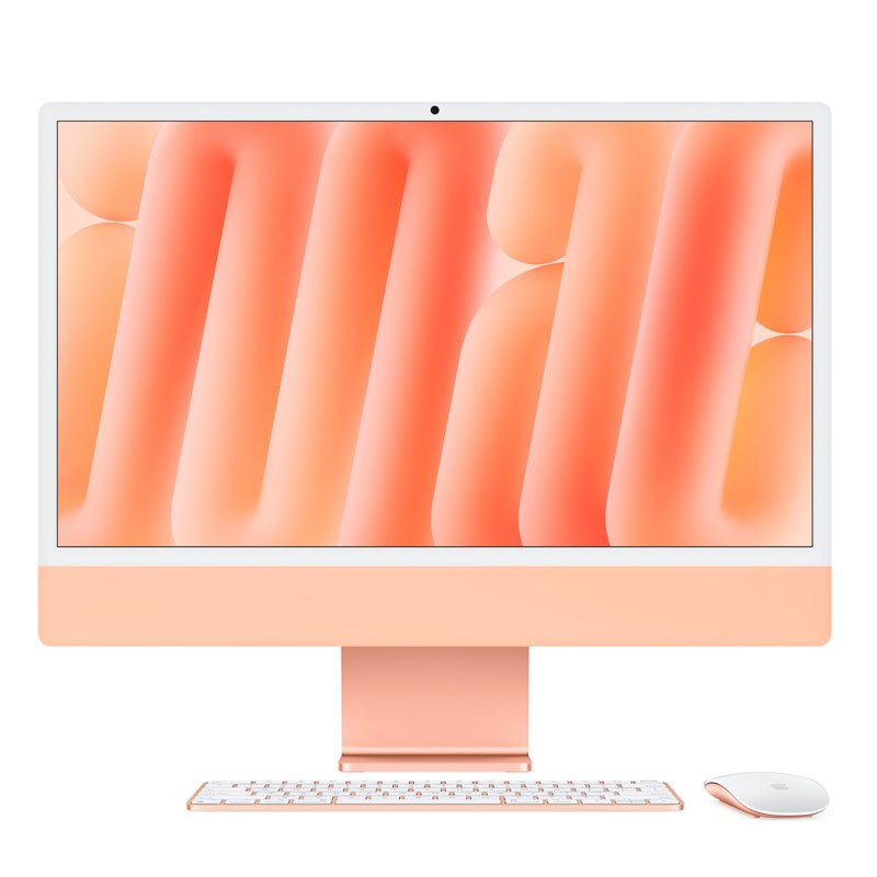 Apple iMac with Retina 4.5K Display: Apple M4 Chip with 10‑core CPU and 10‑core GPU, 16 GB, 256 GB SSD