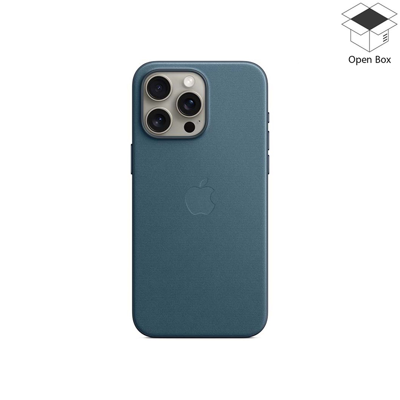 Apple iPhone 15 Pro Max Fine Woven Case with MagSafe - Pacific Blue - Open Box