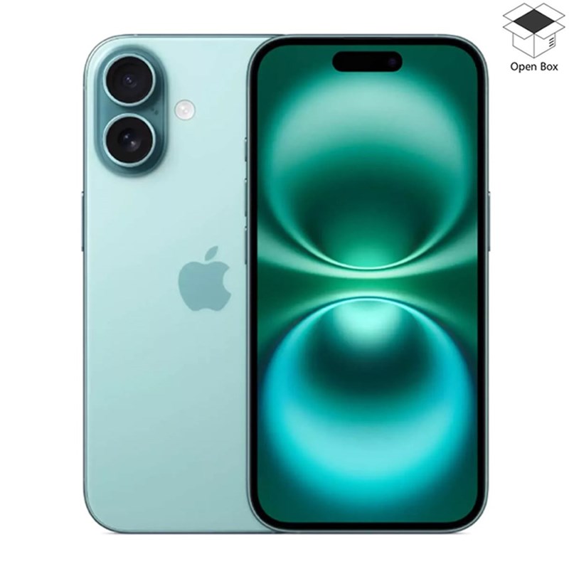 Apple iPhone 16 5G, 256 GB, Teal - Open Box