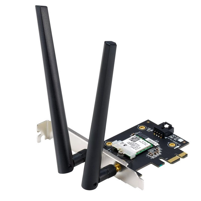 Asus PCE-AXE5400 WiFi 6E and Bluetooth 5.2 PCI-E Adapter - Black