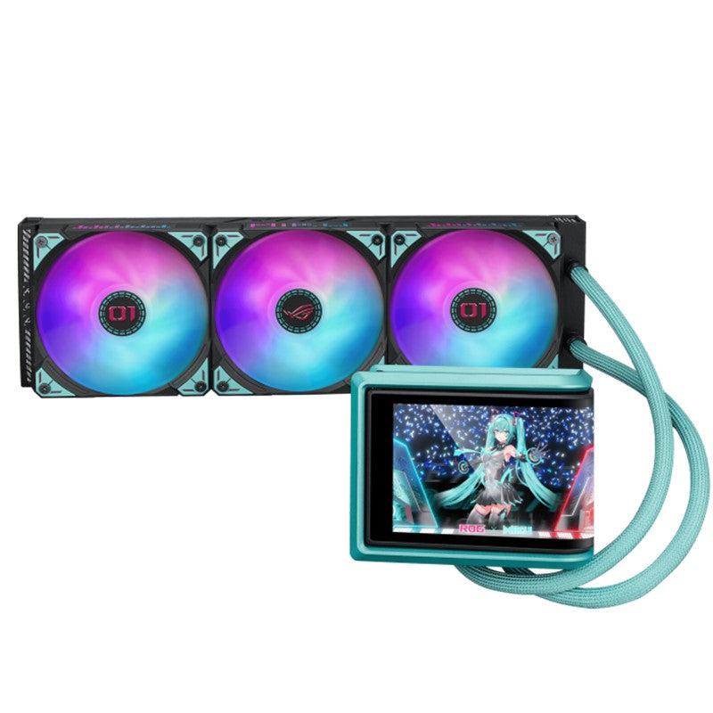 Asus ROG RYUO IV 360 ARGB Hatsune Miku Edition Liquid CPU Cooler with 6.67