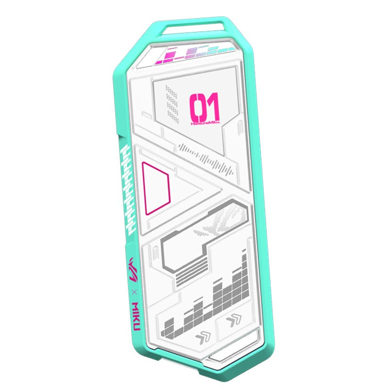 Asus ROG Strix ARION Hatsune Miku Edition M.2 NVMe SSD Enclosure - Moonlight White