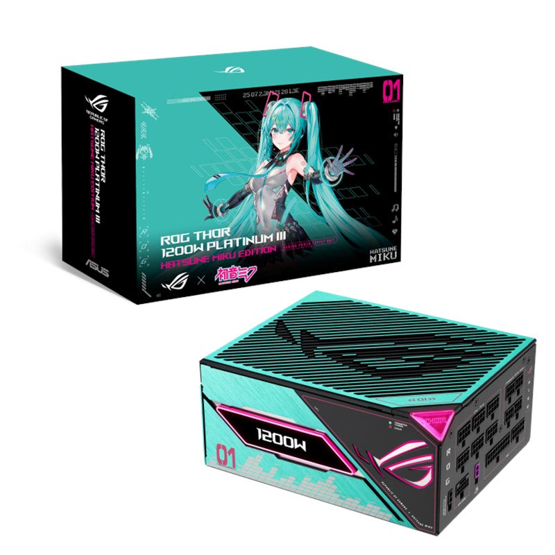 Asus ROG THOR 1200W Platinum III ATX 3.1 Hatsune Miku Edition Gaming Power Supply