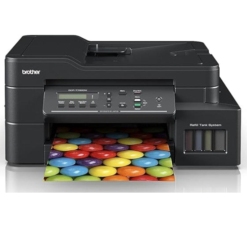 Brother Wireless All In One Ink Tank Printer, Automatic 2 Sided Features, Mobile & Cloud Print And Scan, High Yield Ink Bottles