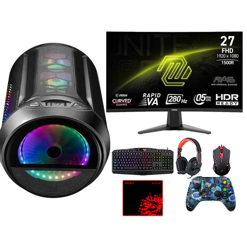 Ryzen 7 Gaming PC, Ryzen 7 9700X, RTX 5060 Ti 16GB, Windows 11 Pro Bundle