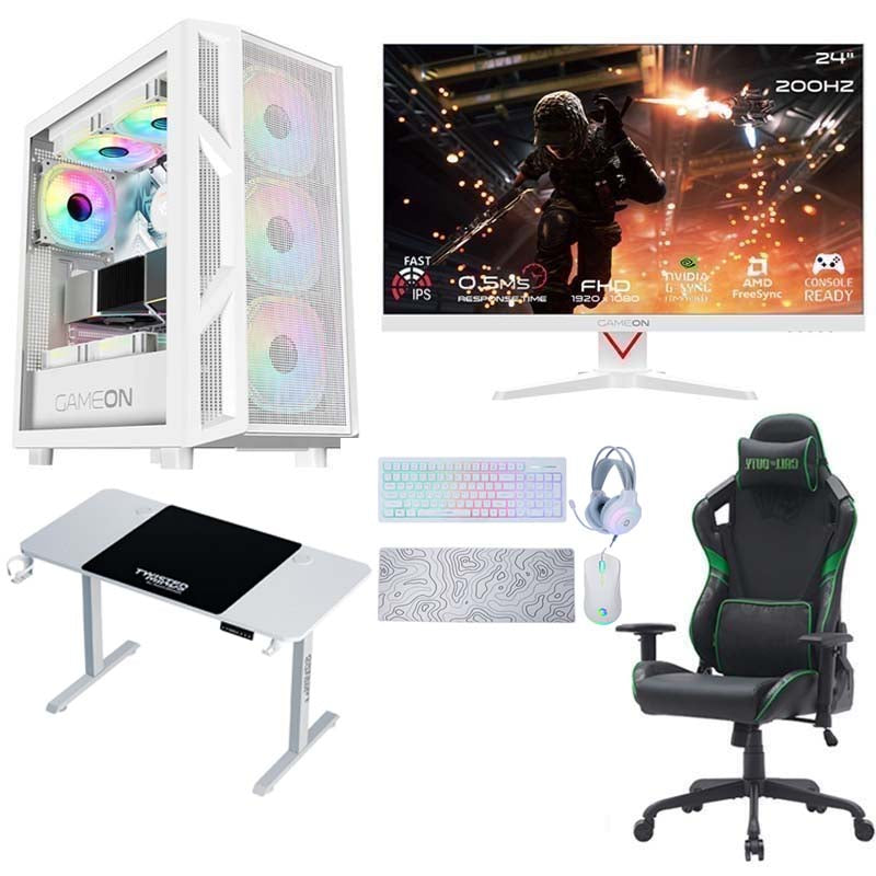 i5-12400F RTX 5060 8GB Gaming PC Setup | Blink Kuwait
