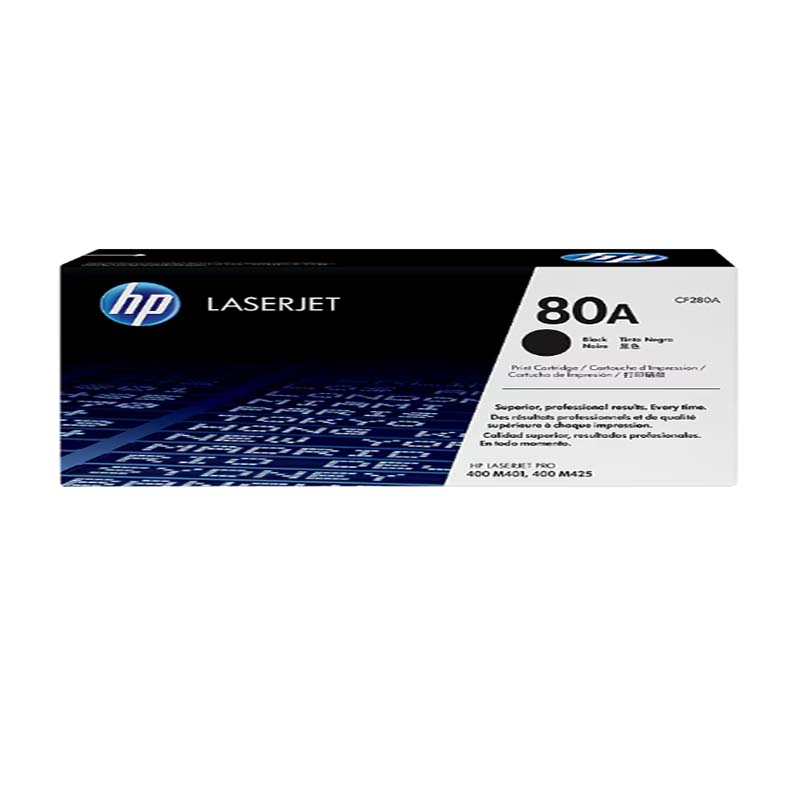 HP 80A LaserJet Original Black Toner Cartridge