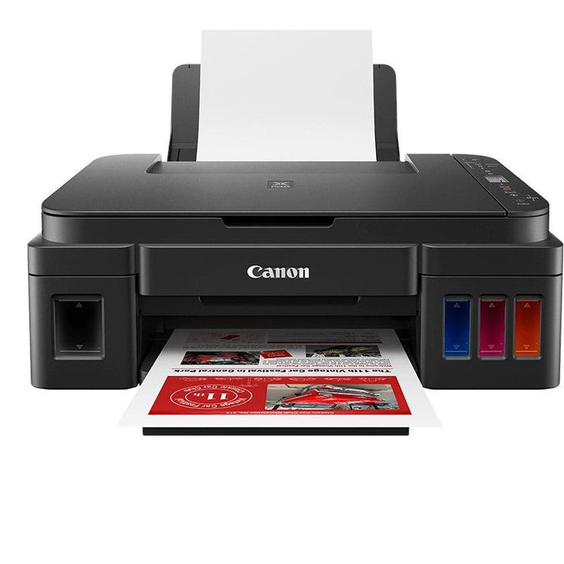 Canon PIXMA G3410 A Compact Wi-Fi Printer, Refillable All-in-One with High Yield Inks for Low-Cost Home or Business Printing from Smart Devices and Cloud