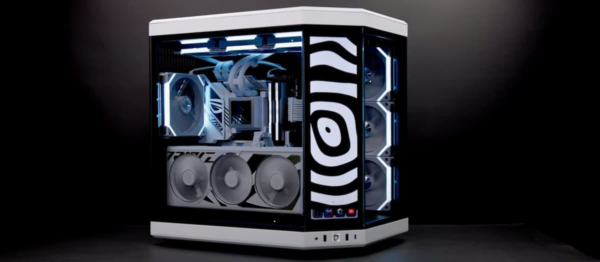 HYTE Y70 Touch Infinite E-ATX Mid Tower Gaming Case with 14.5
