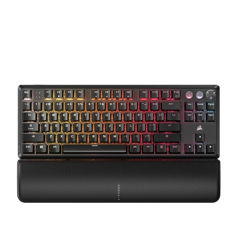 Corsair K70 PRO TKL High-Performance Hall Effect Programmable Gaming Keyboard with Rapid Trigger - Black