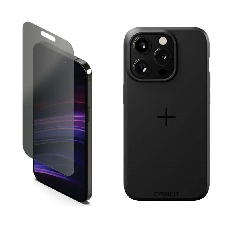 Cygnett MagShield Case for iPhone 16 Pro with Cygnett PrivateShield Screen Protector for iPhone 16 Pro
