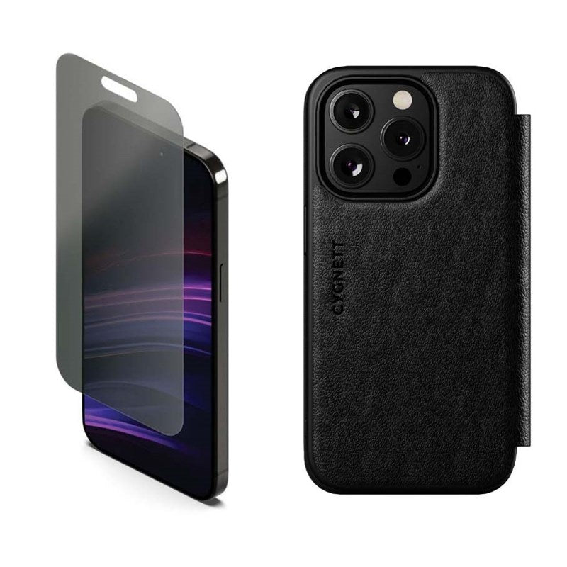 Cygnett MagWallet Case for iPhone 16 Pro Max with Cygnett PrivateShield Screen Protector for iPhone 16 Pro Max