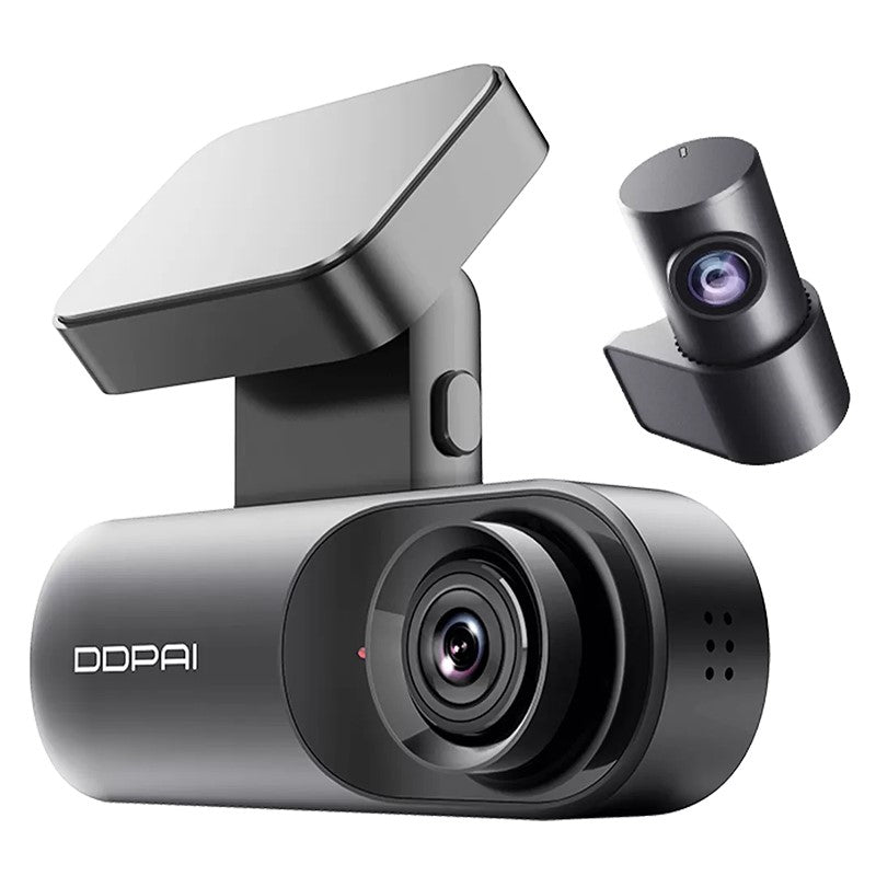 DDPAI Mola N3 Pro, 2.5K Dual Dash Cam Front and Rear, 1600p+1080p FHD for Cars with APP, Built-in Wi-Fi, GPS, Night Vision, 24H Parking Monitor