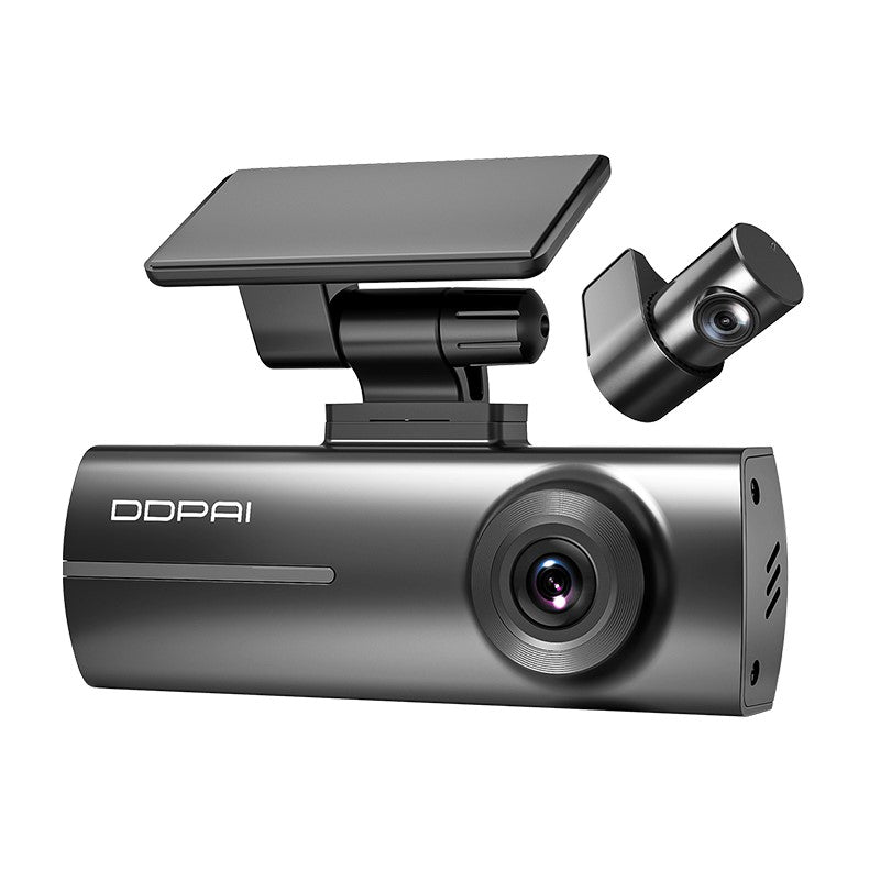 DDPAI N1 Dual Channel Car Dash Camera, 1296p+1080p, F1.8 with NightVIS 5G Lens, 260° Coverage, G-Sensor, Wi-Fi, Super-Capacitor