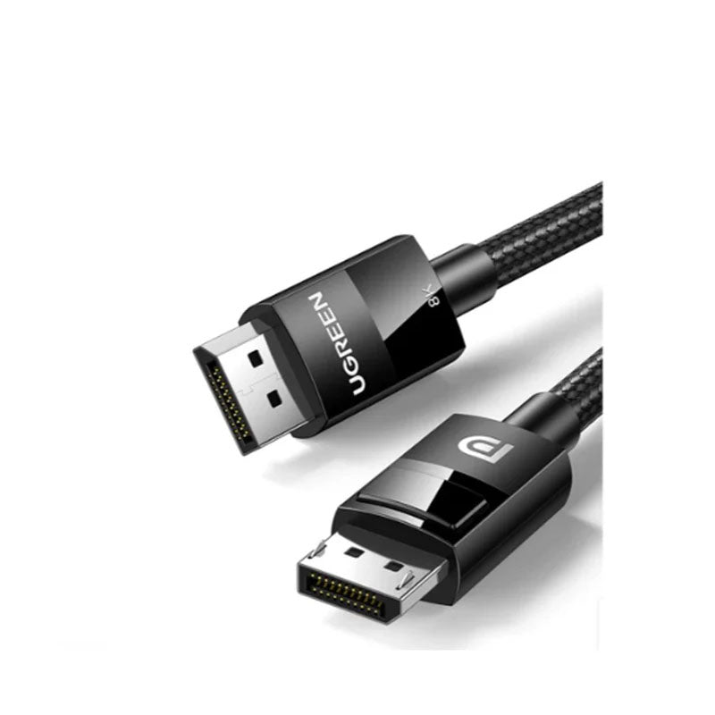 UGREEN VESA Certified 8K DisplayPort Cable 6.6FT, DP 1.4 Cable Displayport to Displayport Cable Support 8K@60Hz, 4K@240Hz, FreeSync, G-Sync, HDR, 32.4Gbps for HDTVs, Displays, Monitors, Graphics, PC
