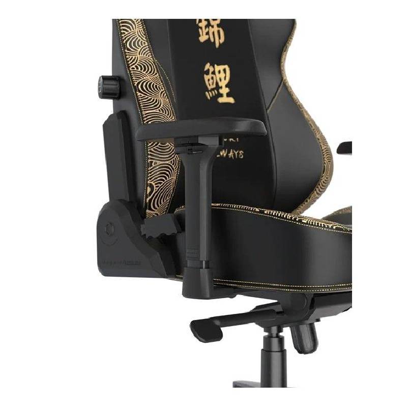 DXRacer Craft Series KOI XL Gaming Chair, EPU Leatherette – Koi Fish Black