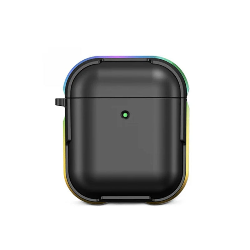 Wiwu Defense Armor حافظة حماية نهائية معدنية قوية لأجهزة Airpods ، ملونة