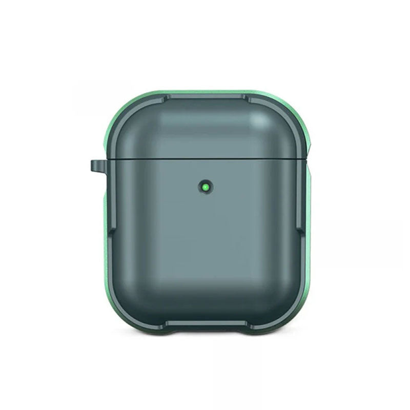 Wiwu Defense Armor حافظة حماية نهائية معدنية قوية لأجهزة Airpods ، ملونة